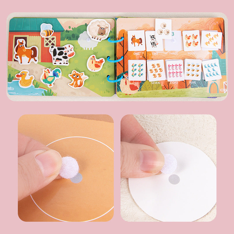 Montessori Educational Sensory Book for Kids